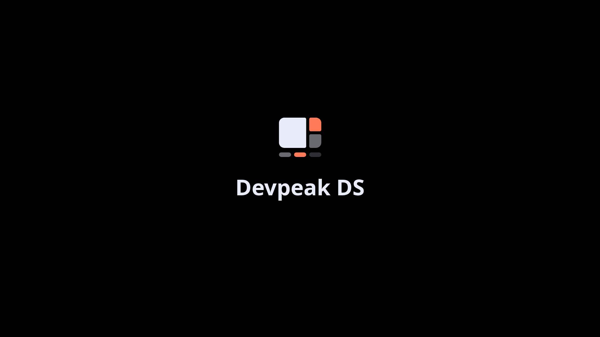 En skärm som startar Devpeak DS